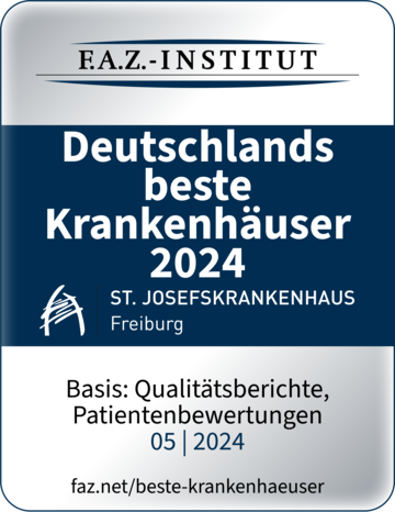 Siegel F.A.Z. Deutschlands beste Krankenhäuser - St. Josefskrankenhaus Freiburg